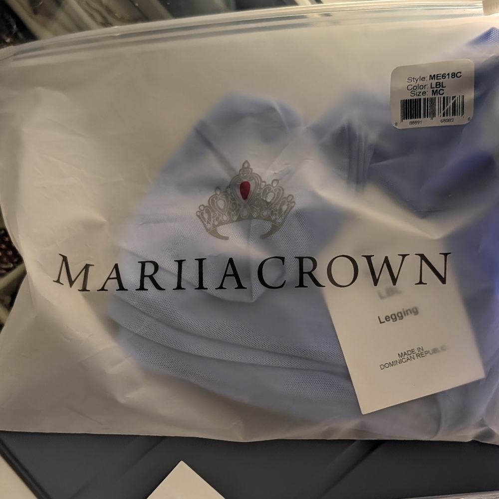 Mariia Crown Blue Leggings